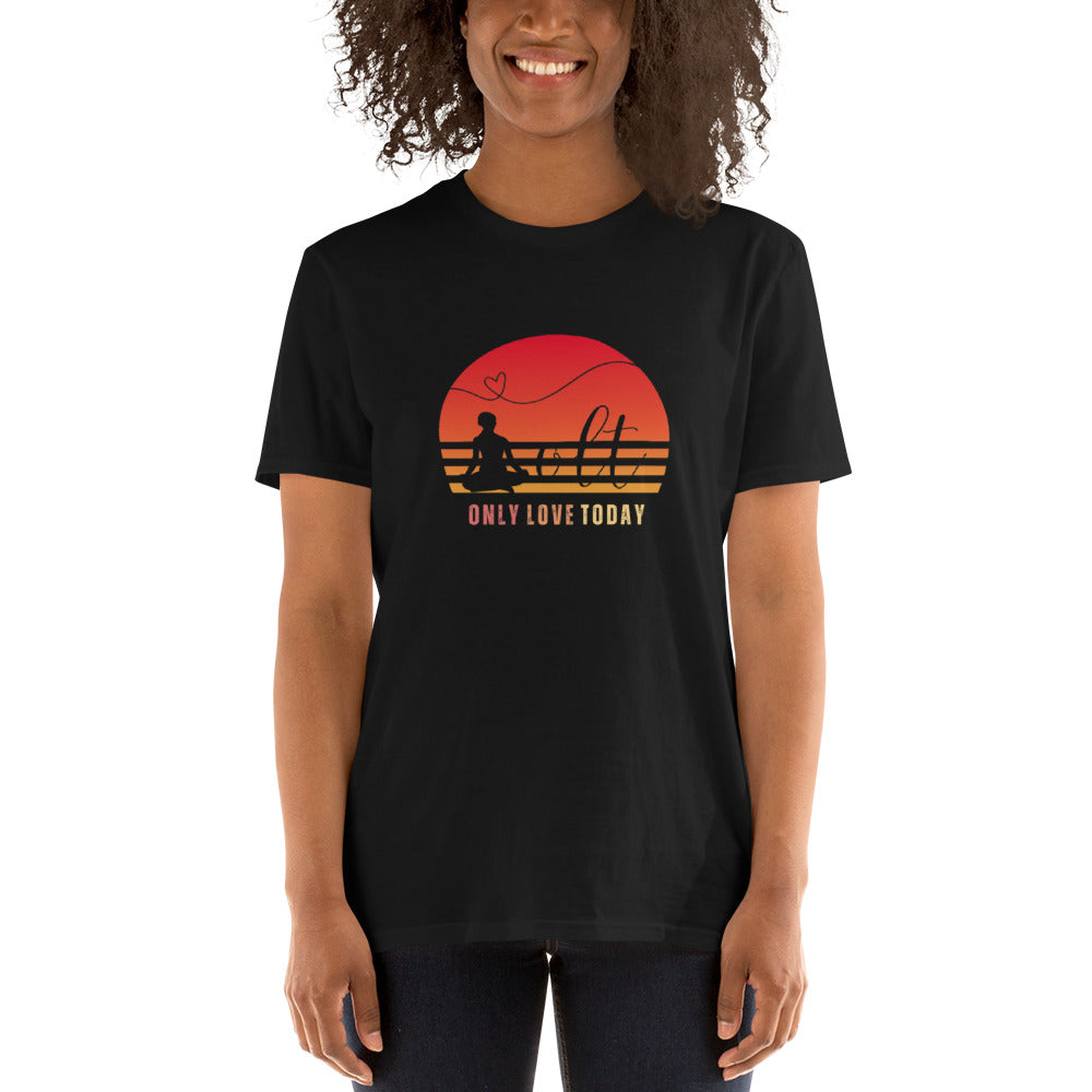 Only Love Today Sunset Meditation T-Shirt