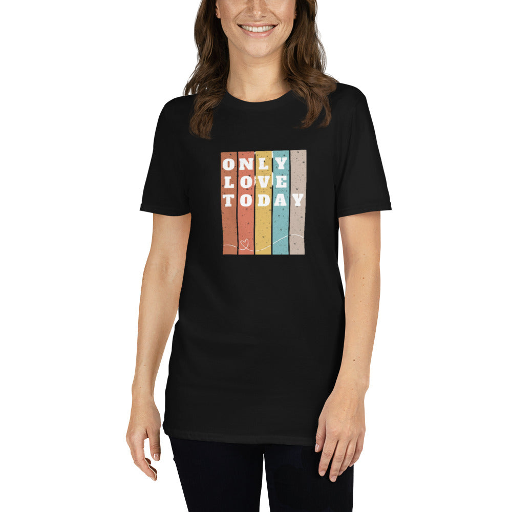 Only Love Today Rainbow T-shirt - Black