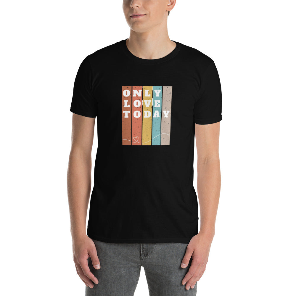 Only Love Today Rainbow T-shirt - Black
