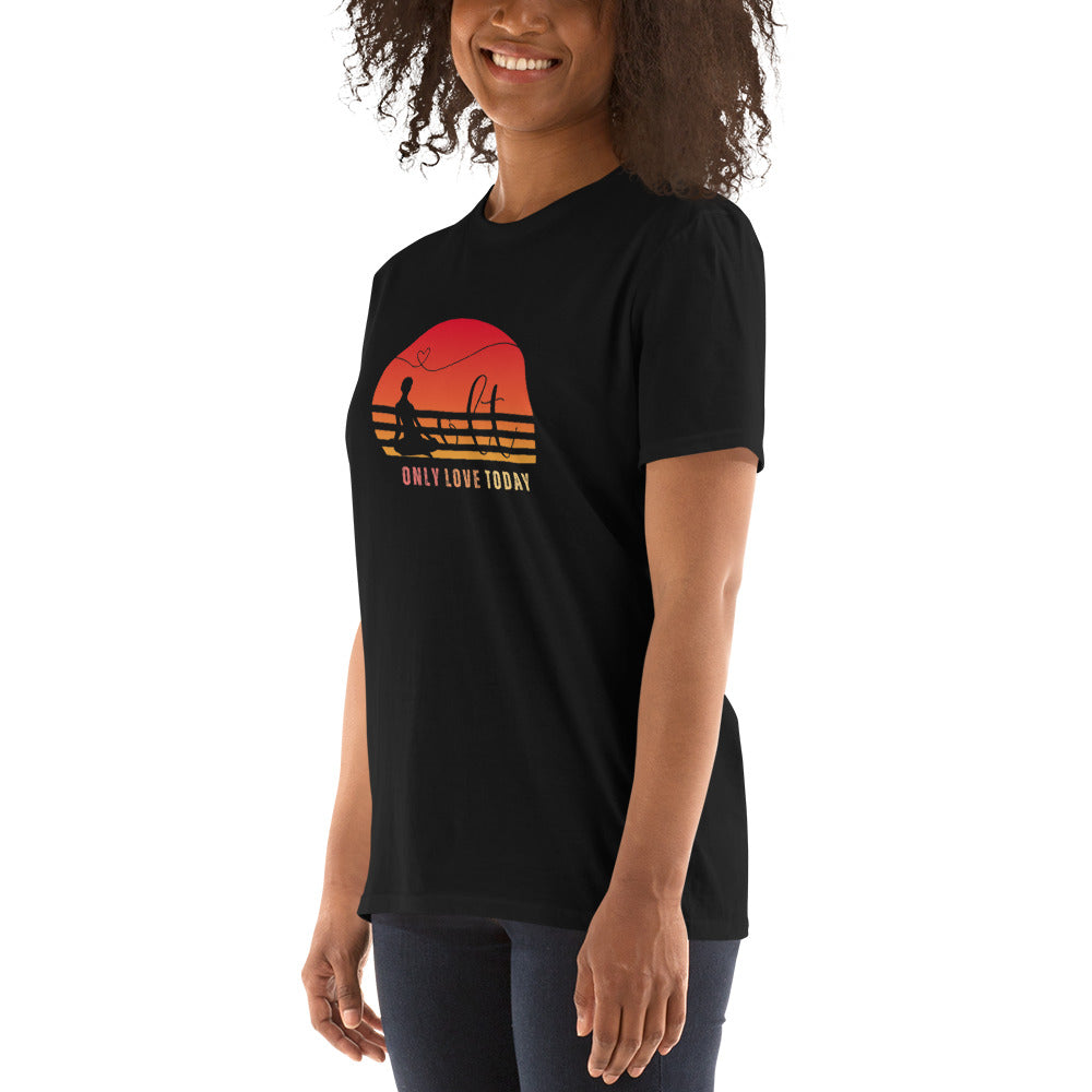 Only Love Today Sunset Meditation T-Shirt