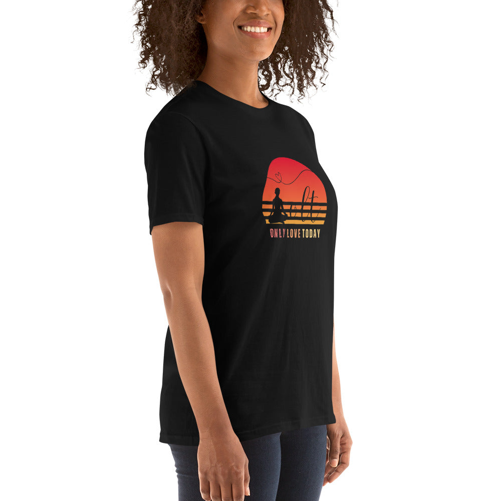 Only Love Today Sunset Meditation T-Shirt