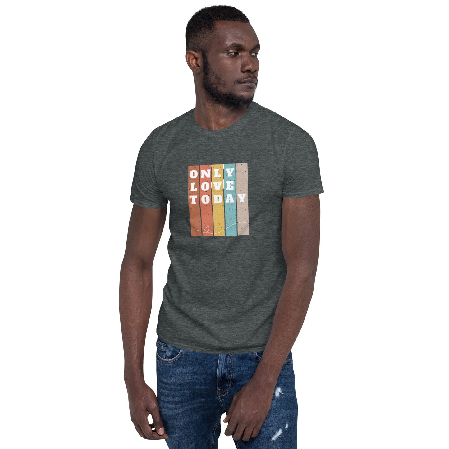 Only Love Today Rainbow T-shirt - Heather