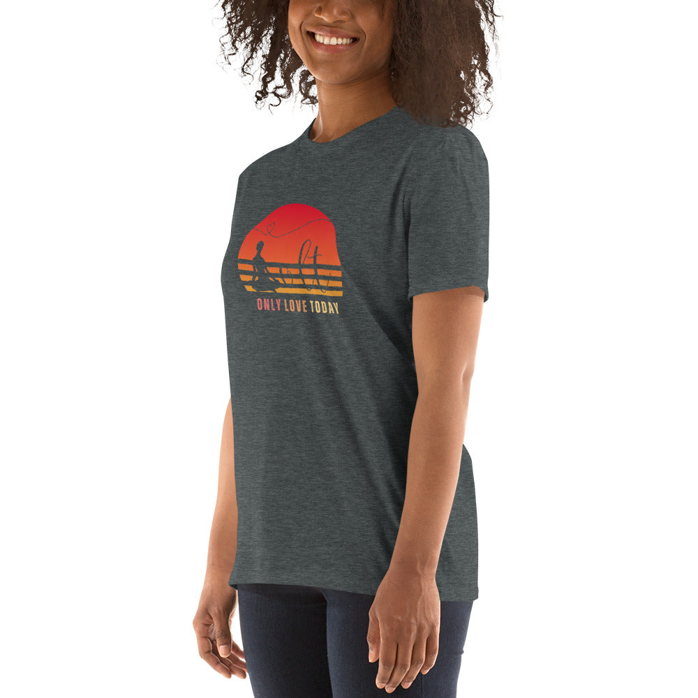 Only Love Today Sunset Meditation T-Shirt