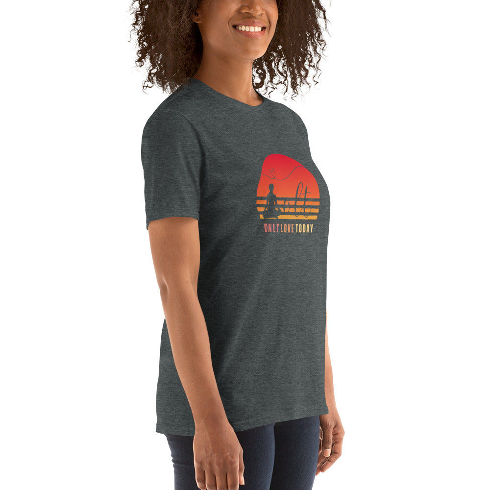 Only Love Today Sunset Meditation T-Shirt
