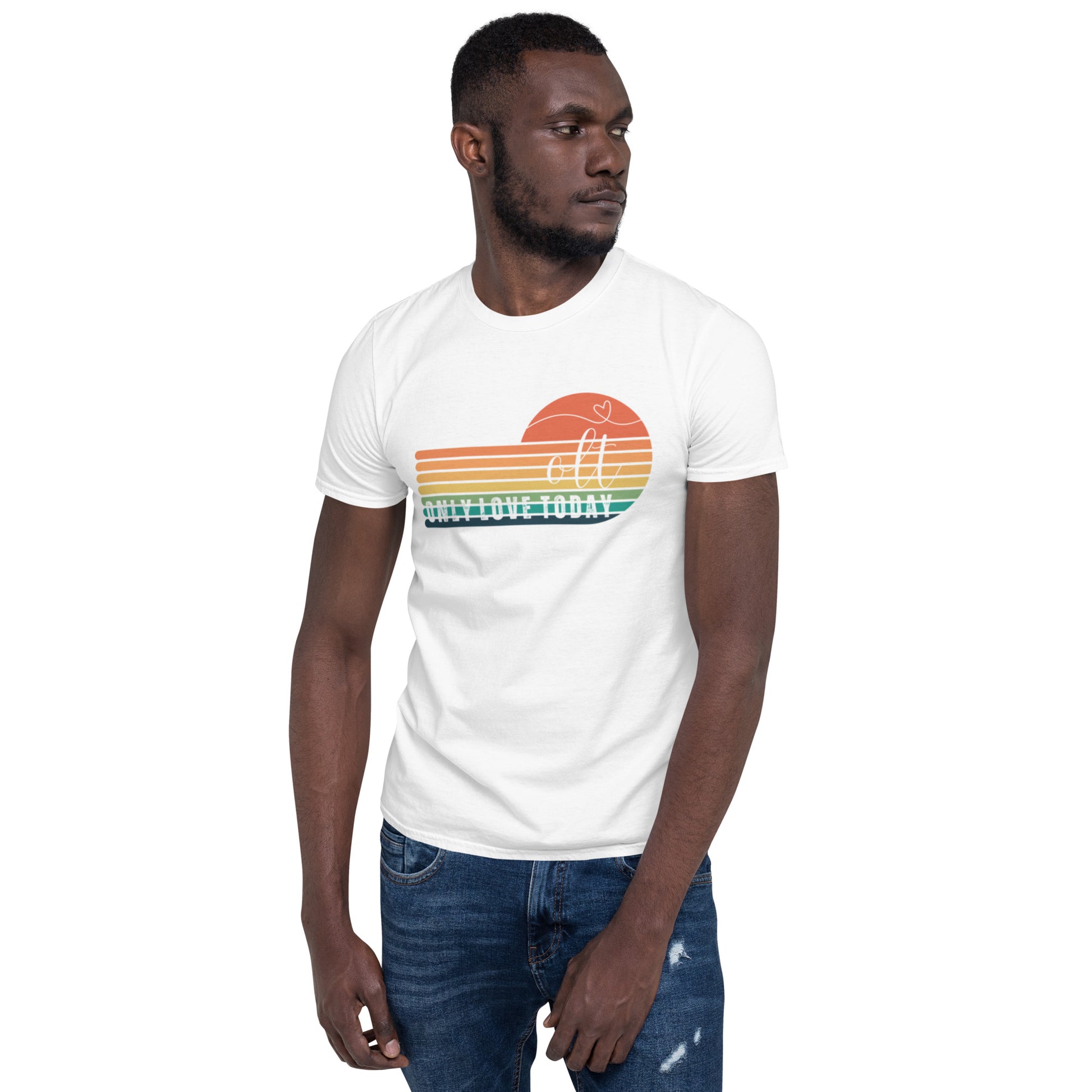 Only Love Today Sunrise Stripe T-shirt