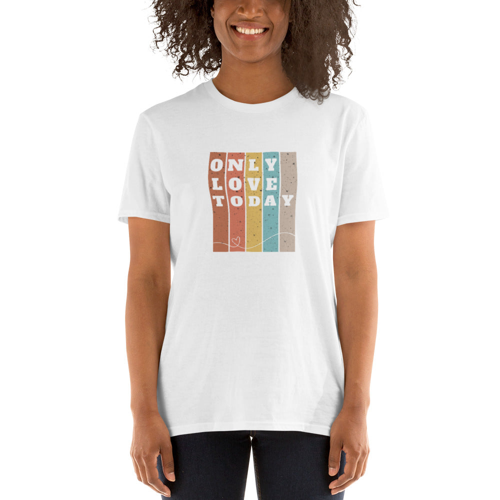 Only Love Today Rainbow T-shirt - White