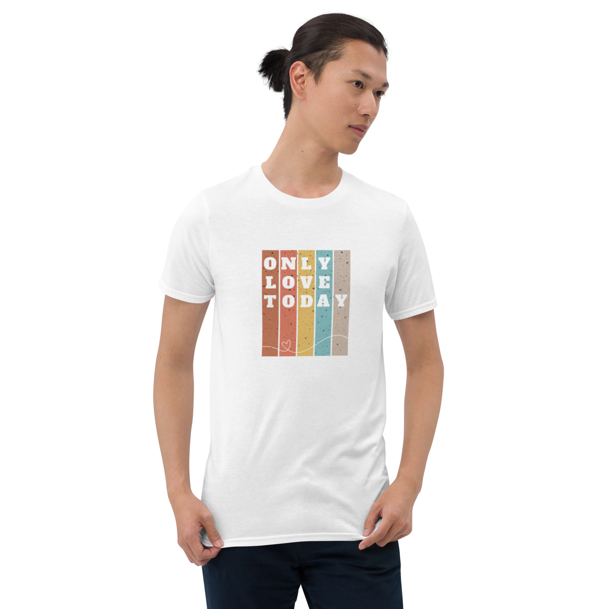 Only Love Today Rainbow T-shirt - White