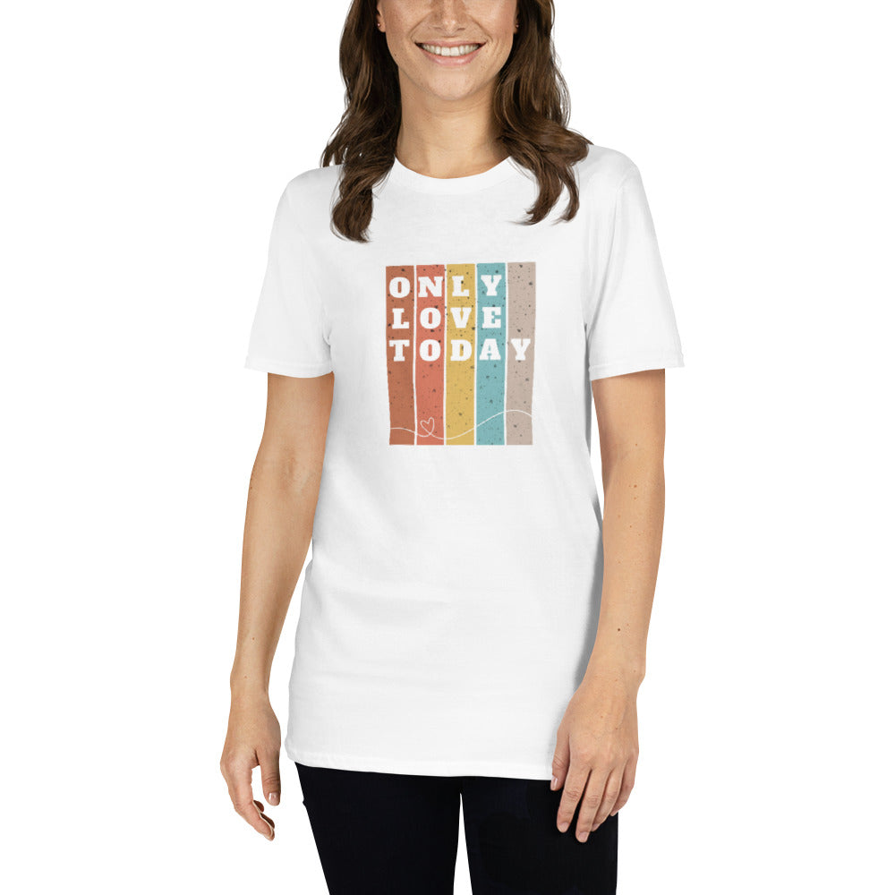 Only Love Today Rainbow T-shirt - White
